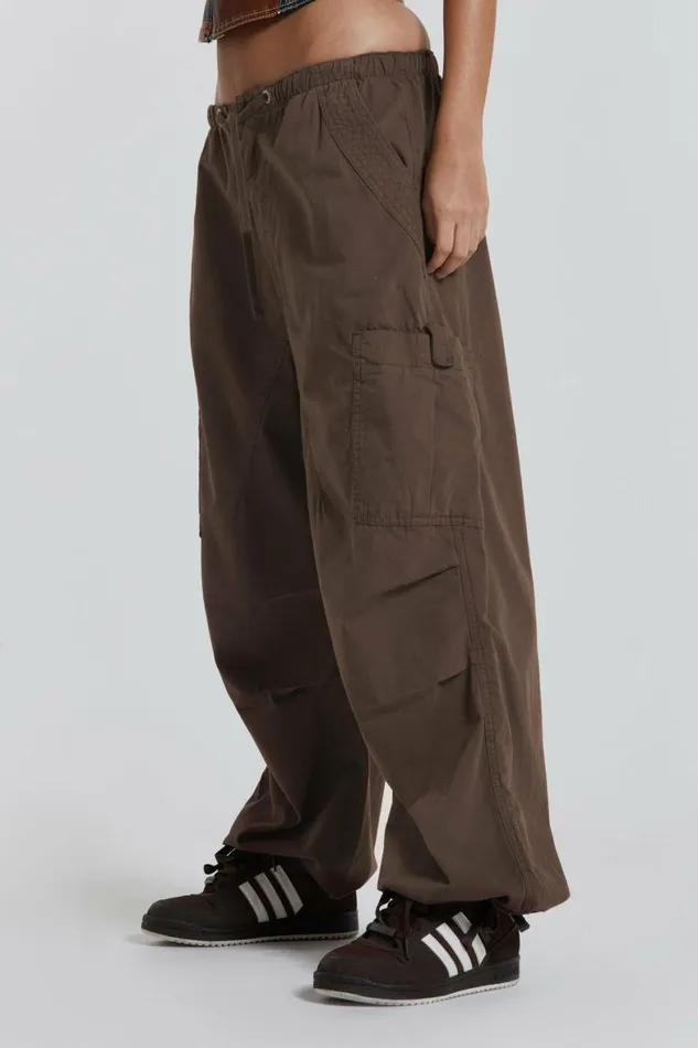 Brown Parachute Cargo Pants Brown Women Jaded London Parachute Pants Brown Parachute Cargo Pants Brown Women Jaded London Parachute Pants