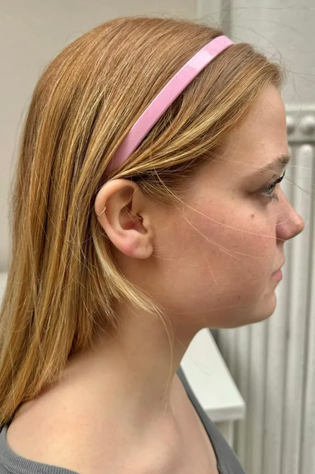 Bubblegum Pink Headband Bubblegum Pink Women Brandy Melville Hair Accessories