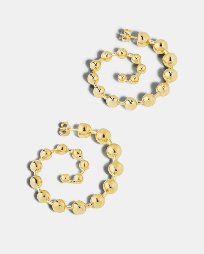 Bubbles Hoops Gold Women Aquazzura Jewelry