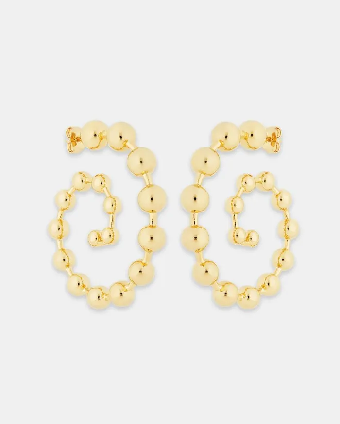 Bubbles Hoops Gold Women Aquazzura Jewelry Bubbles Hoops Gold Women Aquazzura Jewelry