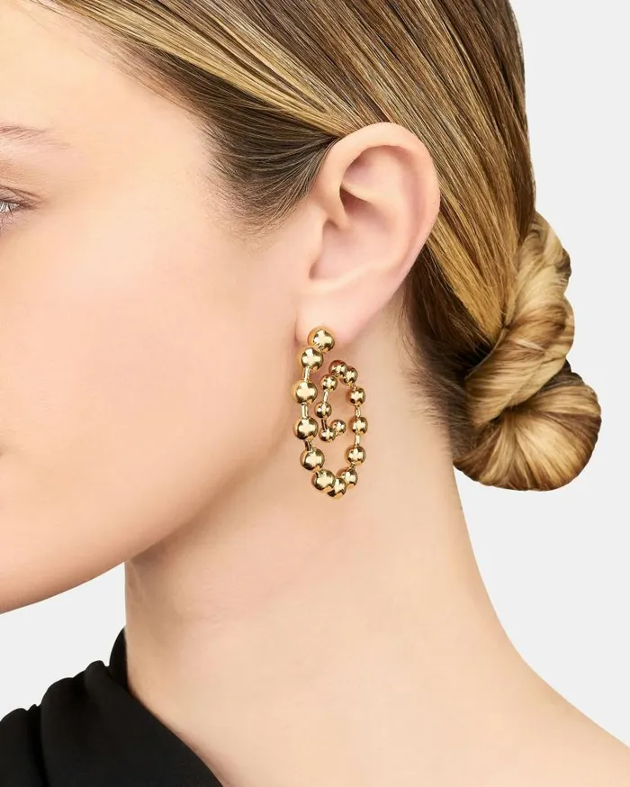 Bubbles Hoops Gold Women Aquazzura Jewelry Bubbles Hoops Gold Women Aquazzura Jewelry