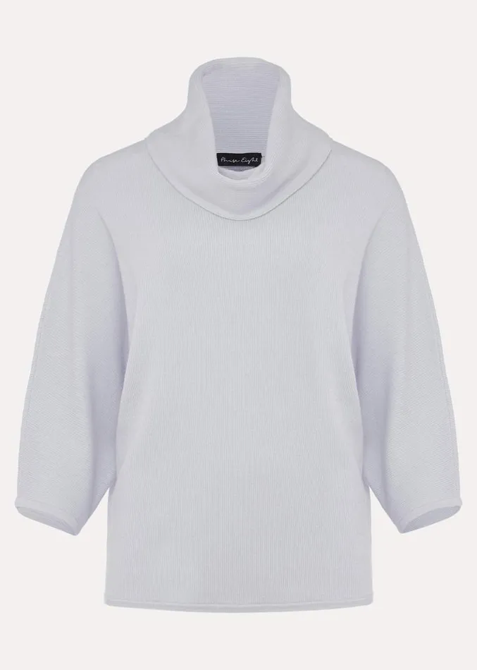 Camillan Cowl Neck Knit Jumper Pale Blue Women Phase Eight Knitwear