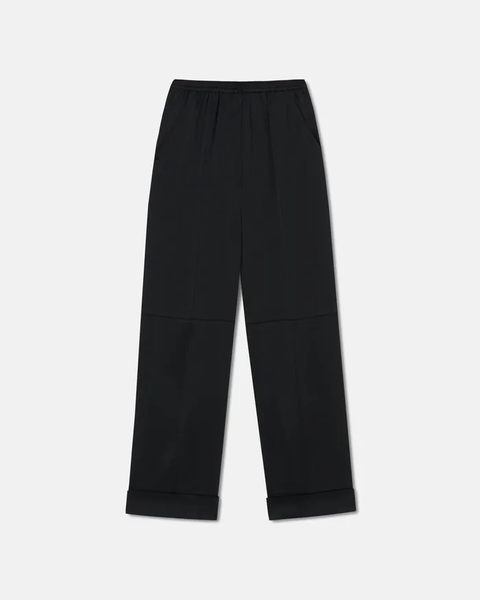 Ceira Elasticated Trousers Black Women Nanushka Bottoms