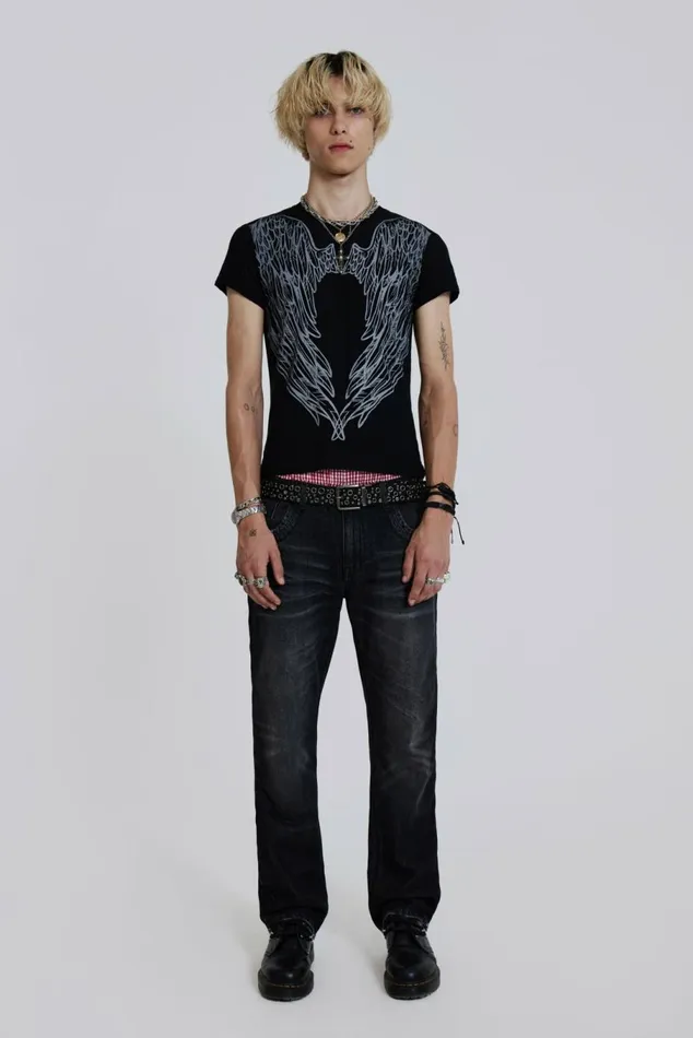 Celestial Tee Black Men Jaded London TShirts