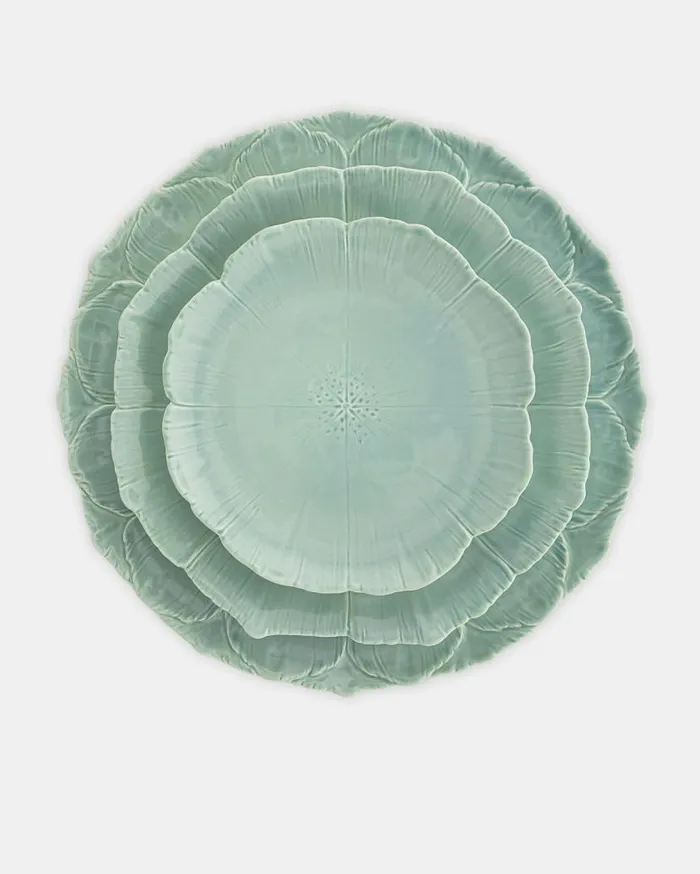 Cherry Blossom Dinner Plate Green Women Aquazzura Dinnerware Cherry Blossom Dinner Plate Green Women Aquazzura Dinnerware