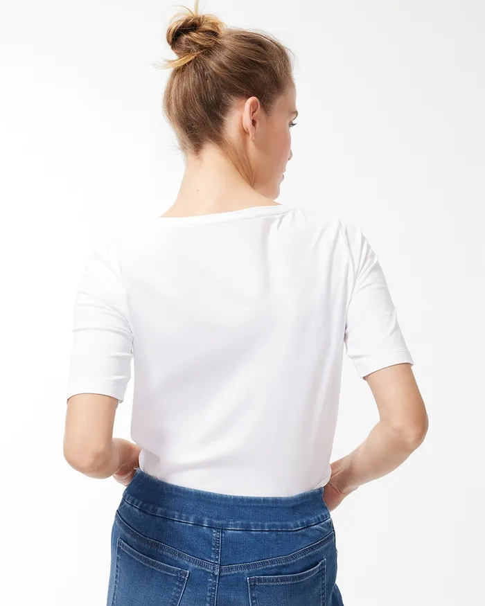 Chico039s Americana Tee Alabaster Women Tops