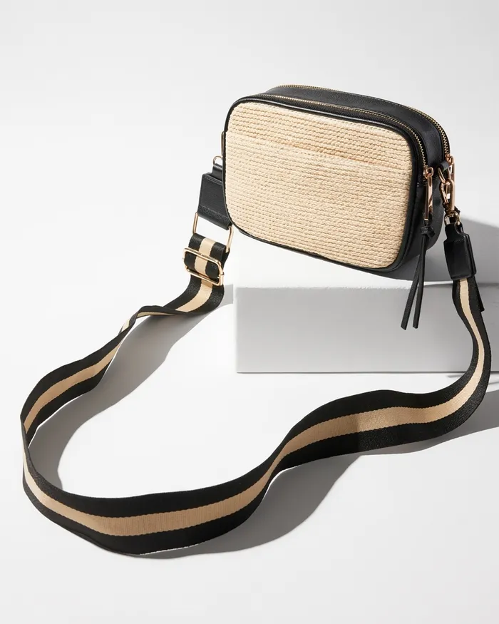 Chico039s Crossbody Camera Bag Black Women Bags