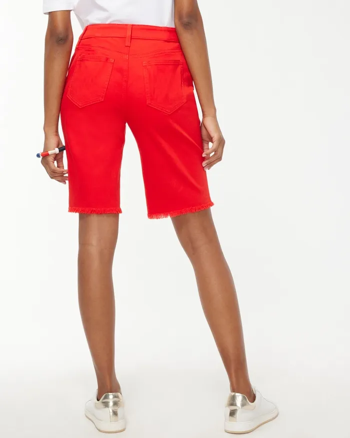 Chico039s Girlfriend Fray Hem Shorts Sea Salt Women Jeans and Denim Chico039s Girlfriend Fray Hem Shorts Sea Salt Women Jeans and Denim