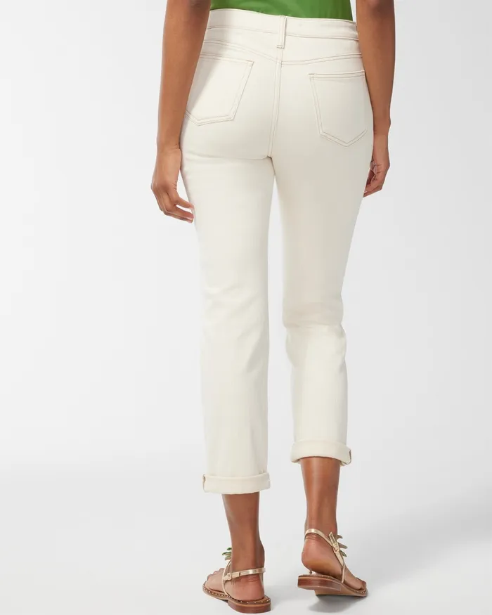 Chico039s Girlfriend Neutral Shine Crops Neutral Women Matching Sets