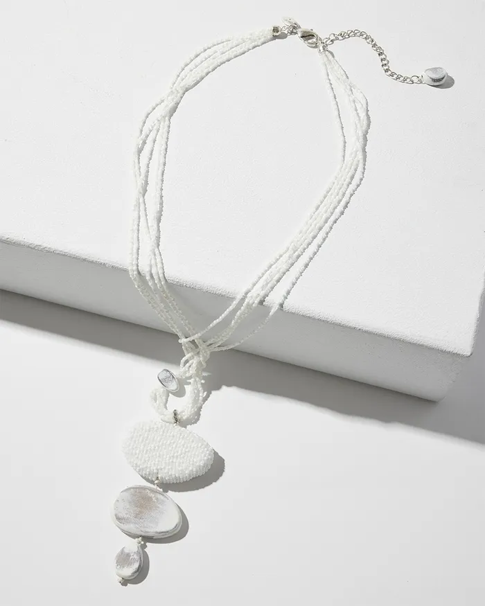 Chico039s Pendant YNecklace Neutral Women Necklaces
