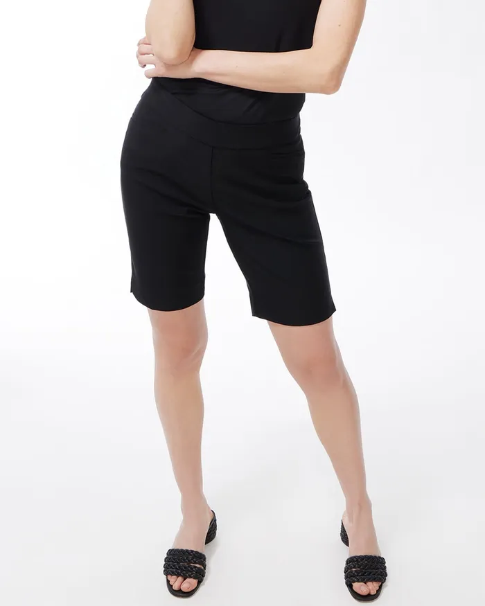Chico039s So Slimming Brigitte 10034 Shorts Black Women Shorts