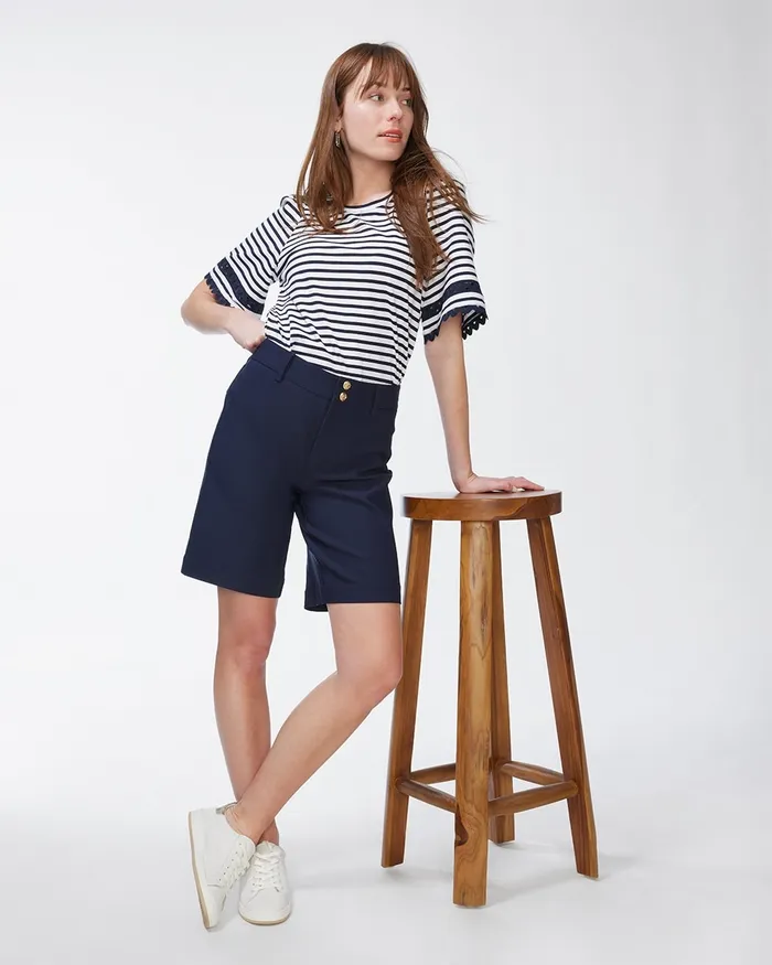 Chico039s Trapunto Shorts Alabaster Women Shorts