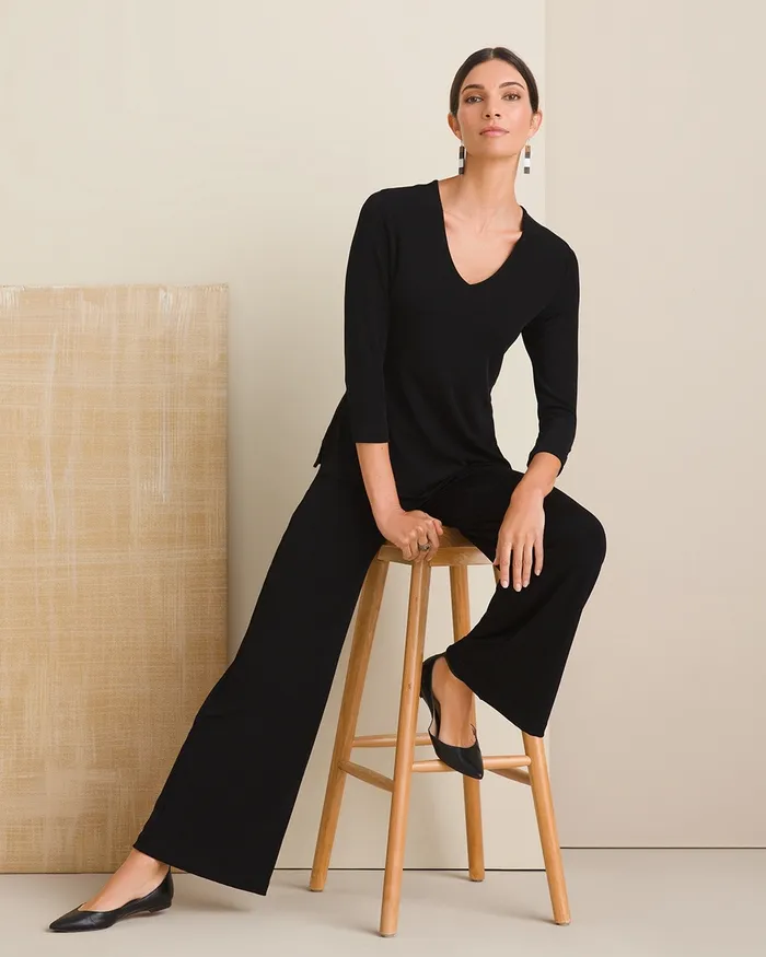 Chico039s Travelers Classic Hutton Pants Black Women Pants