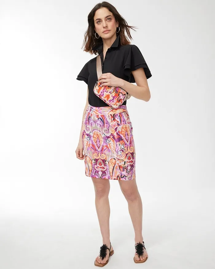 Chico039s Zenergy 40th Anniversary Skort Kalmia Women Activewear