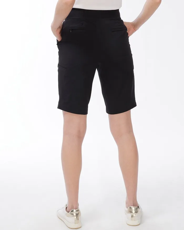 Chico039s Zenergy UPF 11034 PullOn Shorts Black Women Shorts
