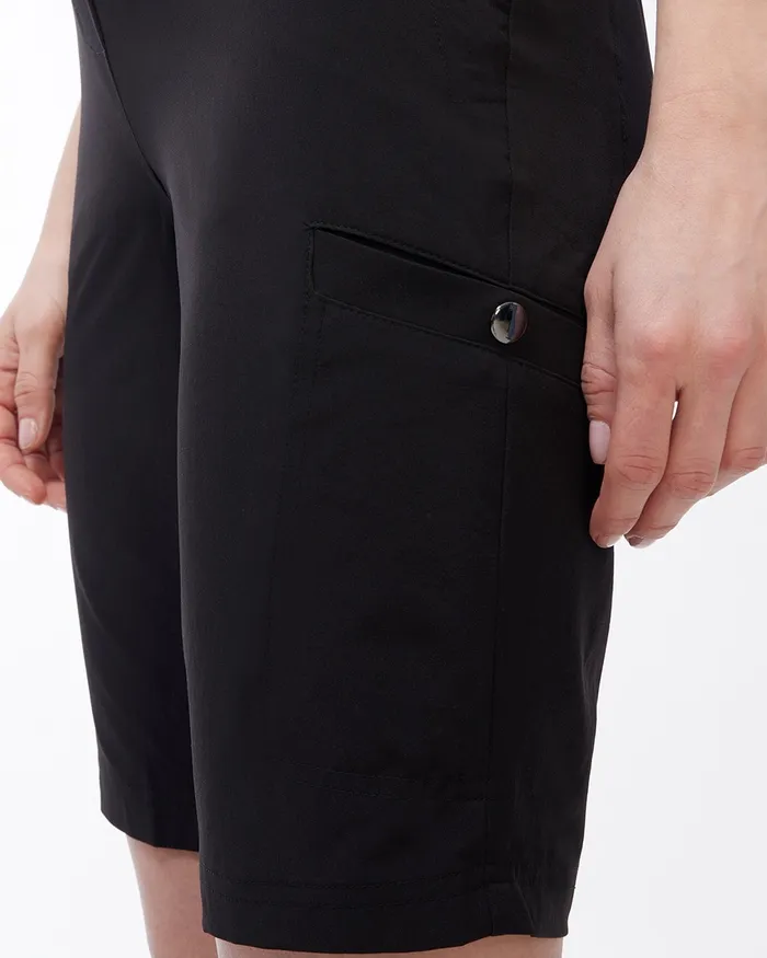 Chico039s Zenergy UPF 11034 PullOn Shorts Black Women Shorts