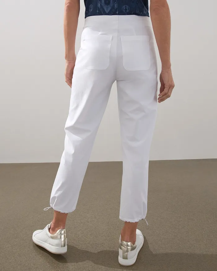 Chico039s Zenergy UPF Bungee Crops Alabaster Women Pants