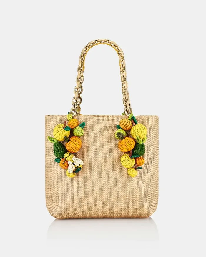 Citrus Punch Mini Tote Beige Women Aquazzura Mini Bags Citrus Punch Mini Tote Beige Women Aquazzura Mini Bags