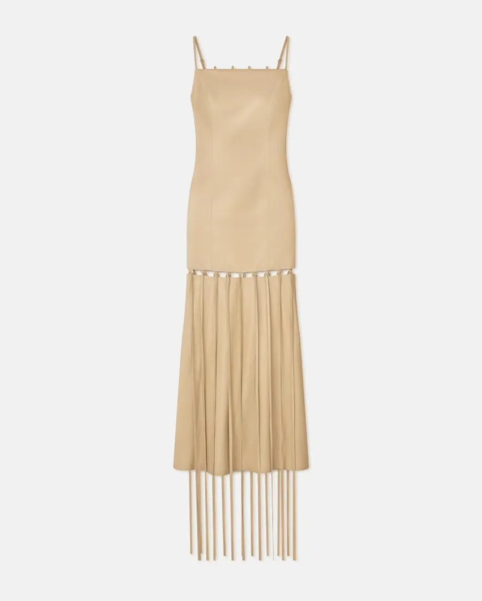 Clary Okobor AltLeather Maxi Dress Almond Women Nanushka Dresses