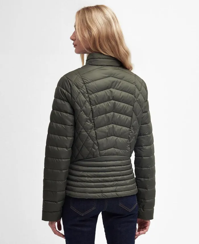 Clematis Quilted Jacket Olive Women Barbour Quilted Jackets