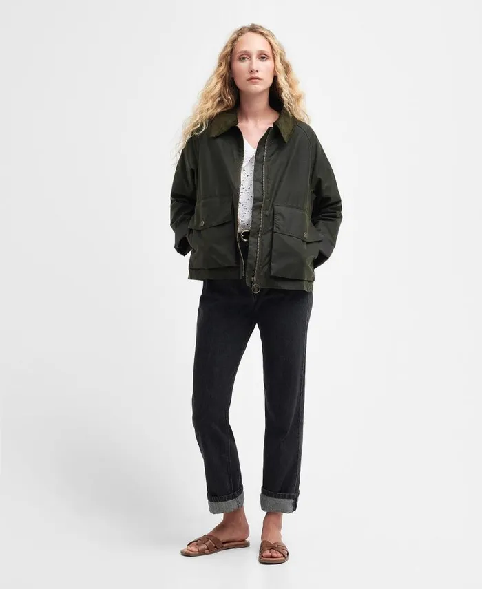 Clifton Waxed Jacket Archive Olive Women Barbour Waxed Jackets