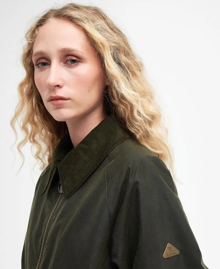 Clifton Waxed Jacket Archive Olive Women Barbour Waxed Jackets
