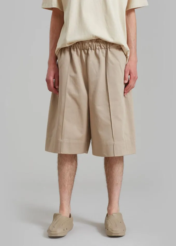 Clothing Men The Frankie Shop Adan Bermuda Shorts 8211 Beige