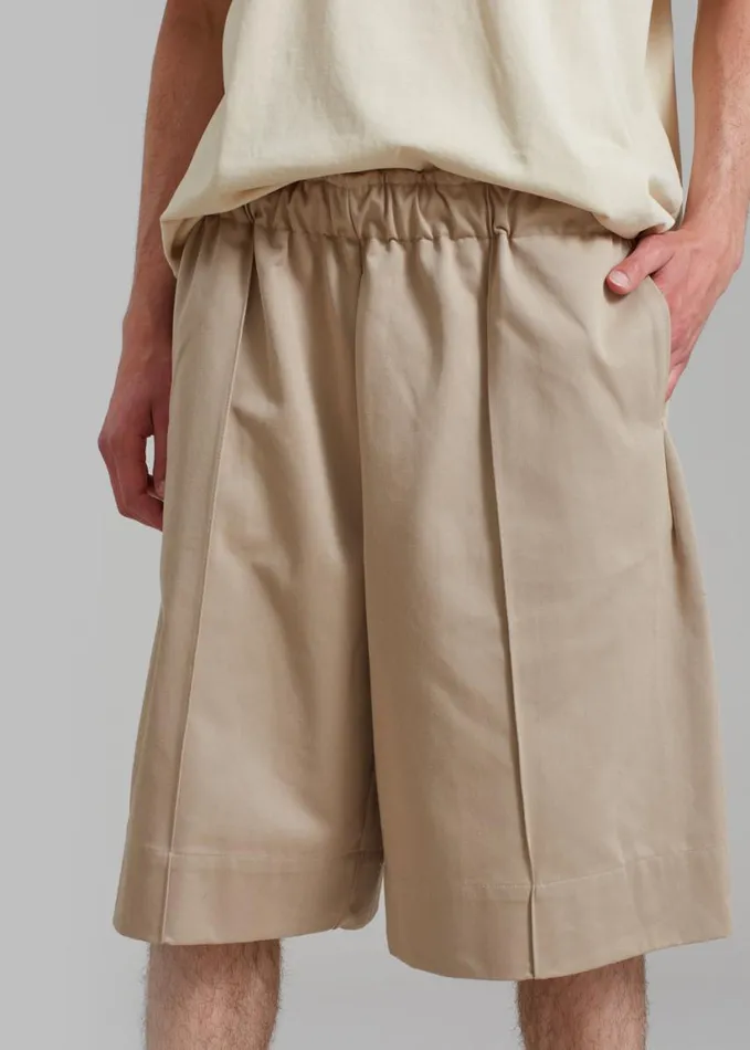 Clothing Men The Frankie Shop Adan Bermuda Shorts 8211 Beige