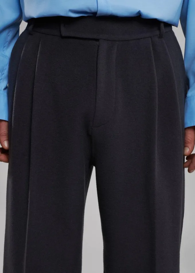 Clothing Men The Frankie Shop Beo Wool Suit Pants 8211 Dark Grey