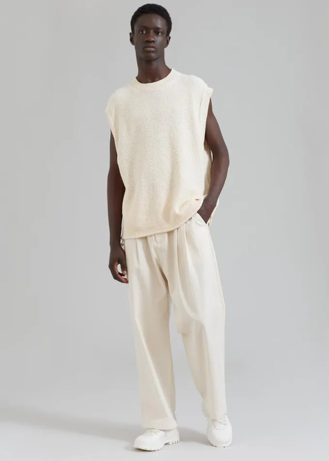 Clothing Men The Frankie Shop Charlie Pants 8211 Cream