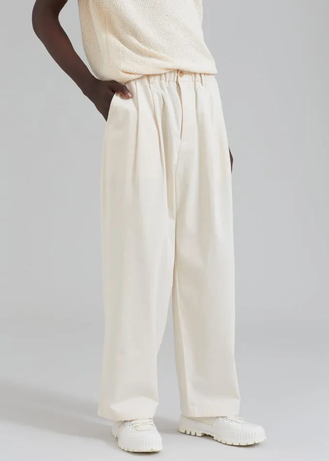 Clothing Men The Frankie Shop Charlie Pants 8211 Cream