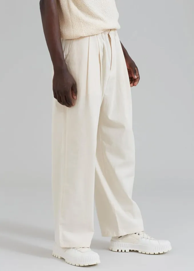Clothing Men The Frankie Shop Charlie Pants 8211 Cream