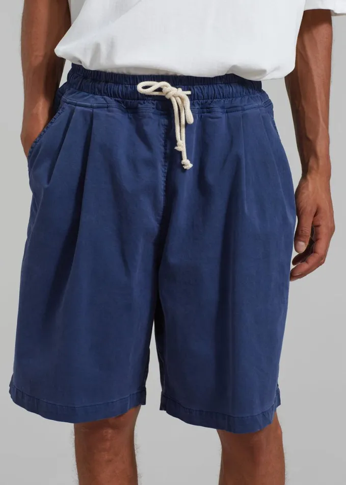 Clothing Men The Frankie Shop Pierce Shorts 8211 Blue
