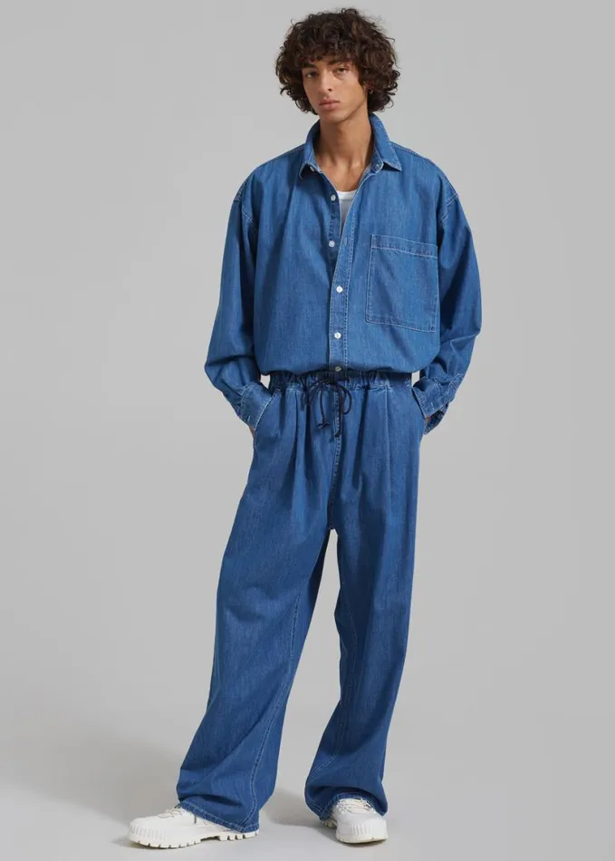 Clothing Men The Frankie Shop Tanner Denim Pants 8211 Medium Wash