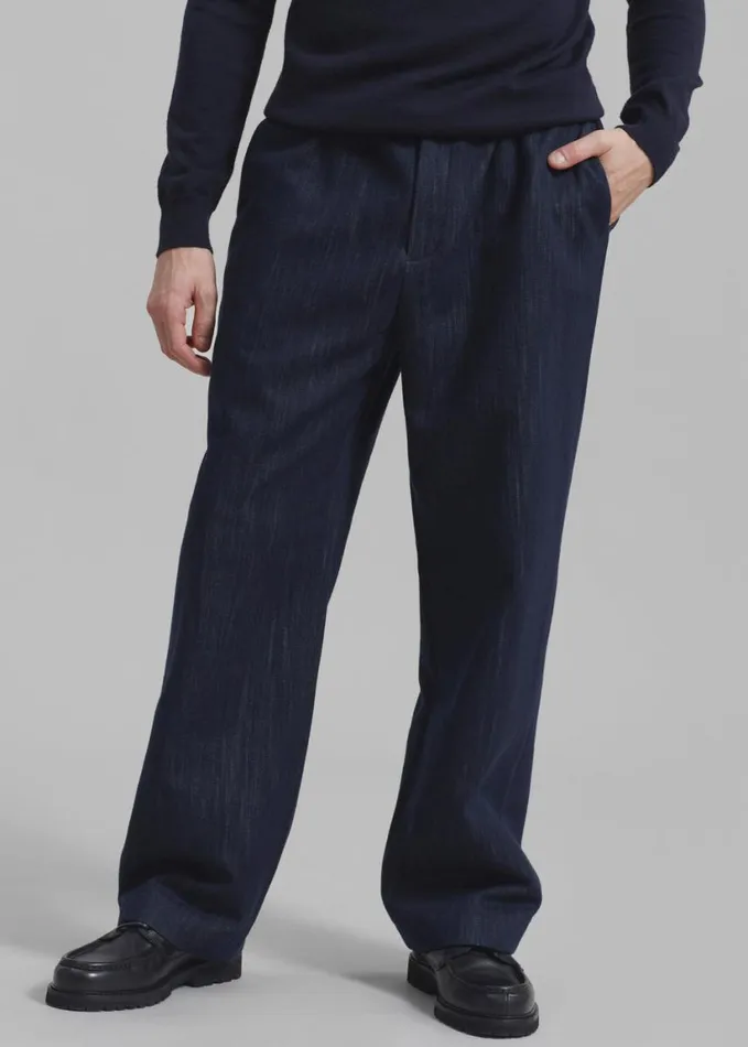 Clothing Men The Frankie Shop Wells Denim Pants 8211 Dark Blue