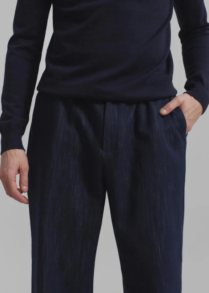 Clothing Men The Frankie Shop Wells Denim Pants 8211 Dark Blue