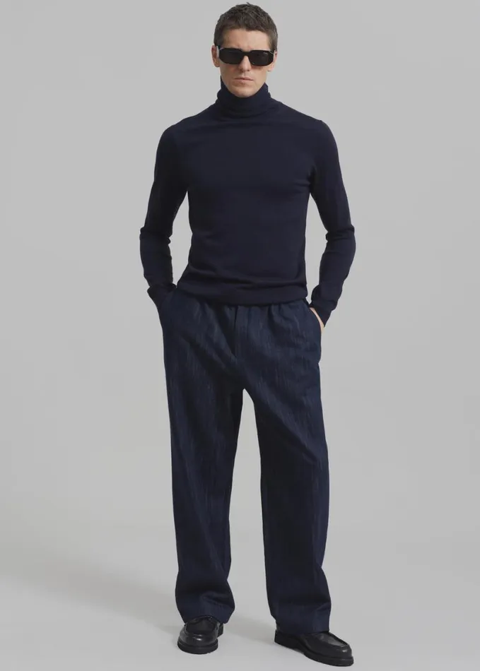 Clothing Men The Frankie Shop Wells Denim Pants 8211 Dark Blue