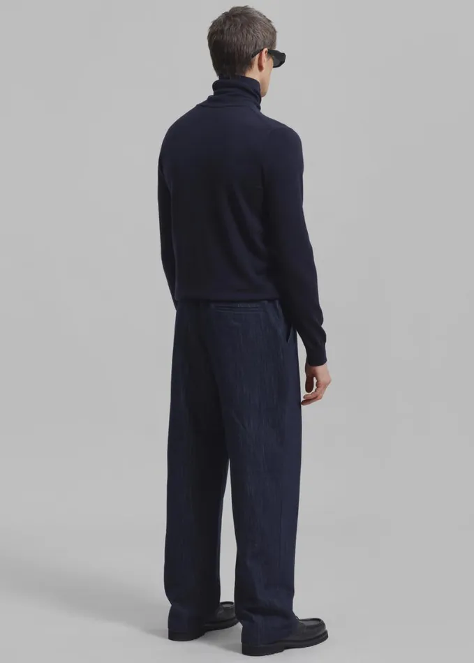 Clothing Men The Frankie Shop Wells Denim Pants 8211 Dark Blue