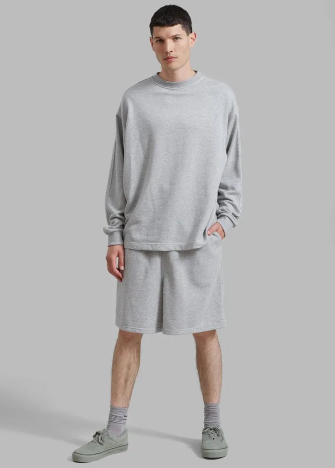Clothing WomenMen The Frankie Shop Newton Sweatshorts 8211 Grey
