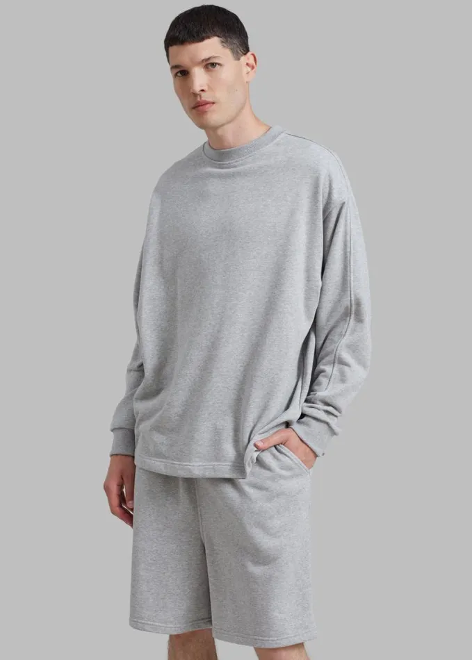 Clothing WomenMen The Frankie Shop Newton Sweatshorts 8211 Grey