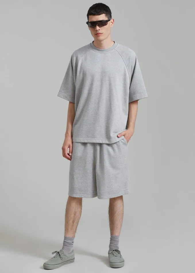 Clothing WomenMen The Frankie Shop Newton Sweatshorts 8211 Grey