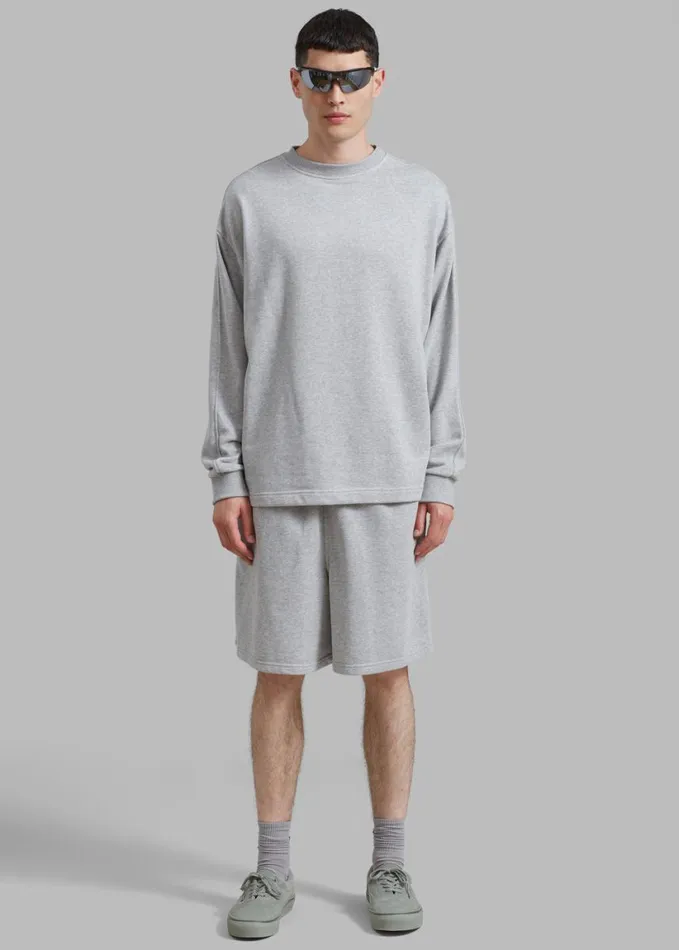 Clothing WomenMen The Frankie Shop Newton Sweatshorts 8211 Grey