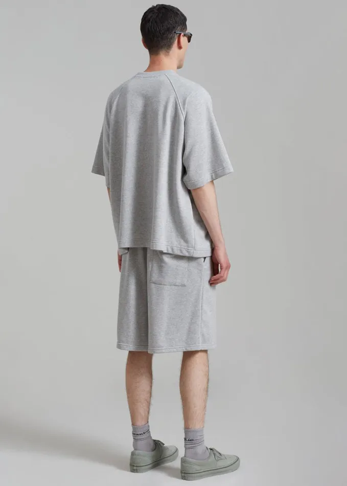 Clothing WomenMen The Frankie Shop Newton Sweatshorts 8211 Grey