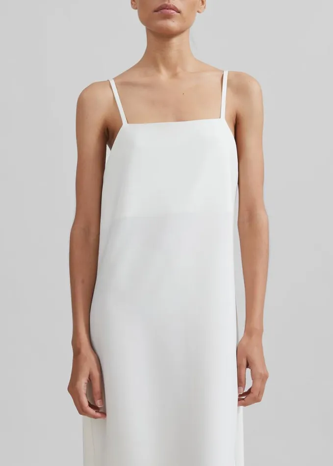 Clothing Women The Frankie Shop Aletta Midi Dress 8211 Ivory