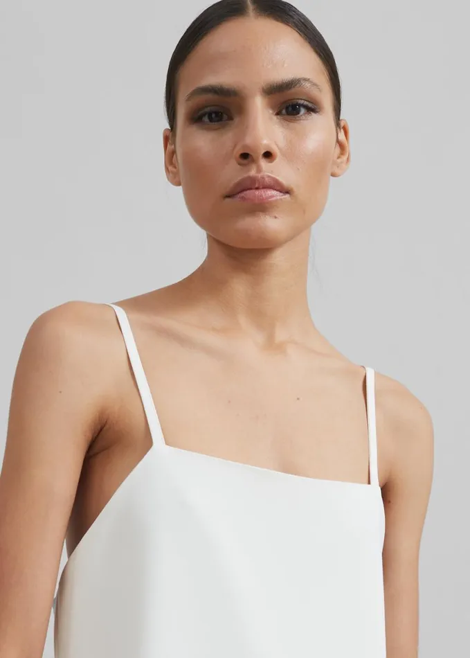 Clothing Women The Frankie Shop Aletta Midi Dress 8211 Ivory