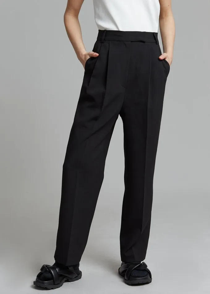 Clothing Women The Frankie Shop Bea Suit Pants 8211 Black
