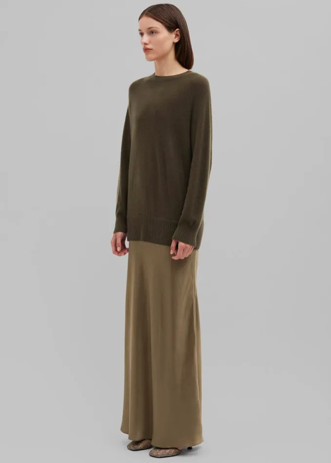 Clothing Women The Frankie Shop Christopher Esber Monument Long Dress 8211 Khaki