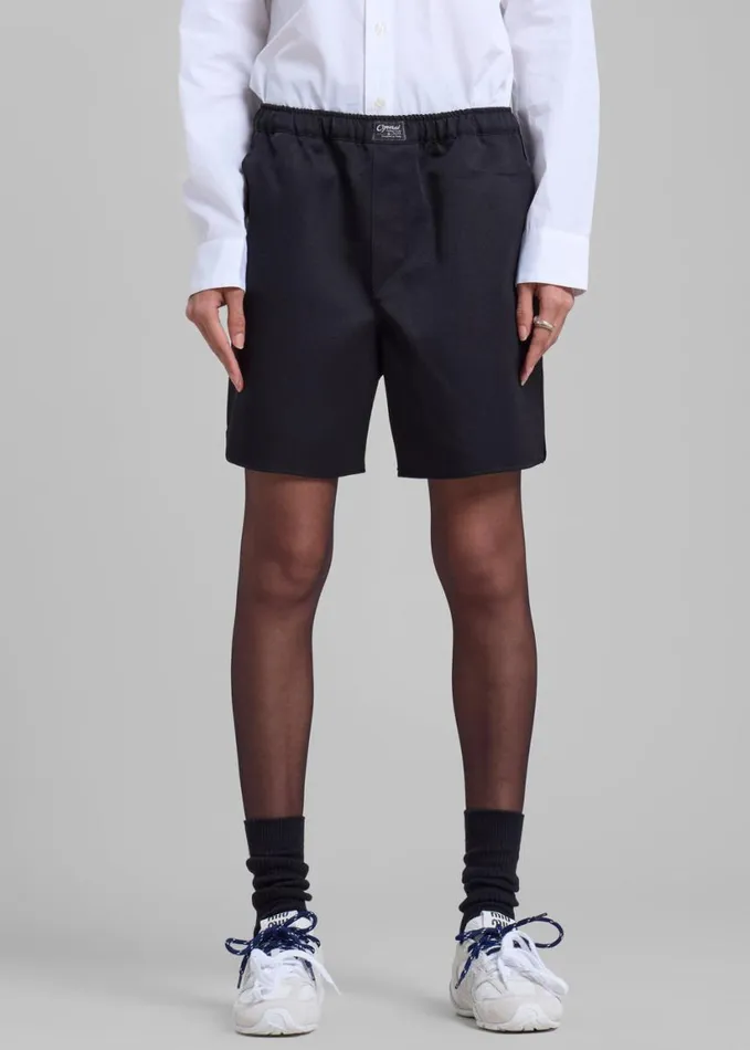 Clothing Women The Frankie Shop Coperni Boxer Shorts 8211 Black