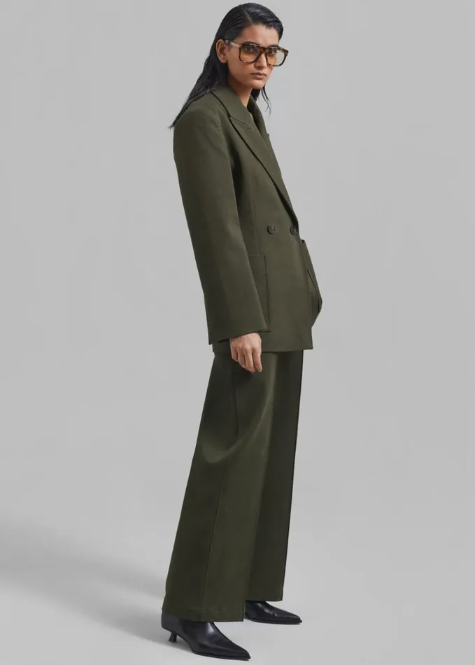 Clothing Women The Frankie Shop Devon Trousers 8211 Khaki