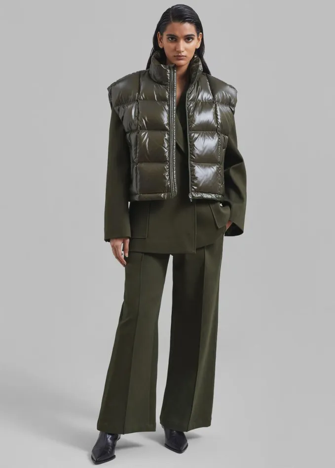 Clothing Women The Frankie Shop Devon Trousers 8211 Khaki